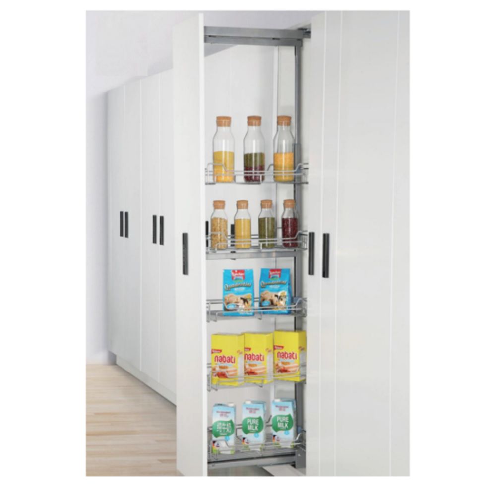 LB-106 Larder Basket with 5 Steel Layers for 45cm Cabinets